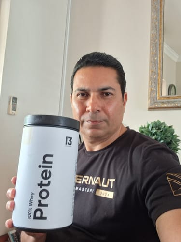 Customer photo review of 100% Whey Protein