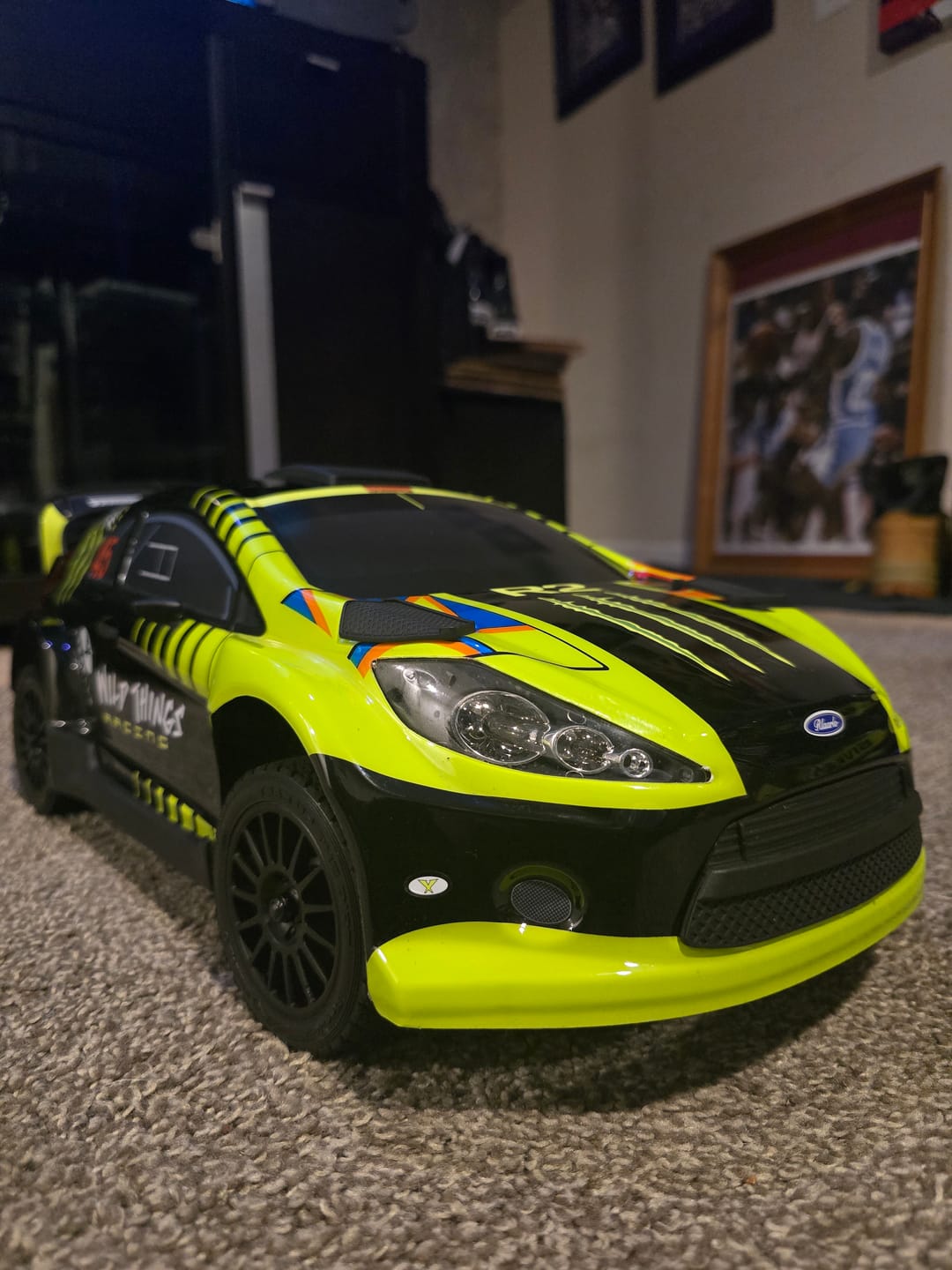 Customer photo review of Aluminum Brake Disc and Calliper Set For XTS-F10 RC Rally Car