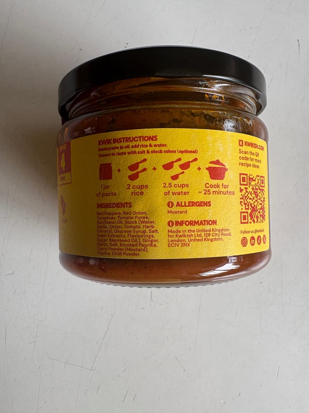 Customer photo review of Kwikish Jollof Paste