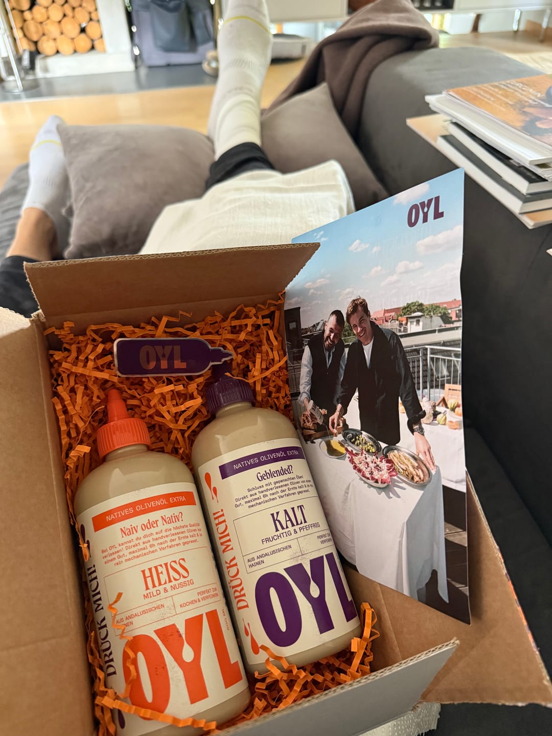 Customer photo review of OYL Olivenöl Duo - HEISS & KALT