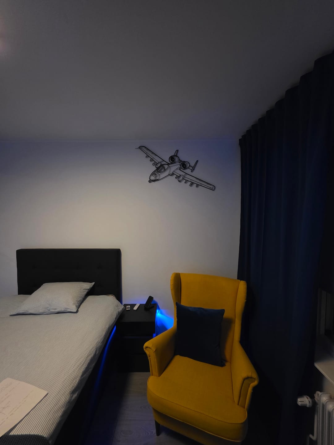 Customer photo review of A-10 Thunderbolt II Angle Silhouette Metal Wall Art