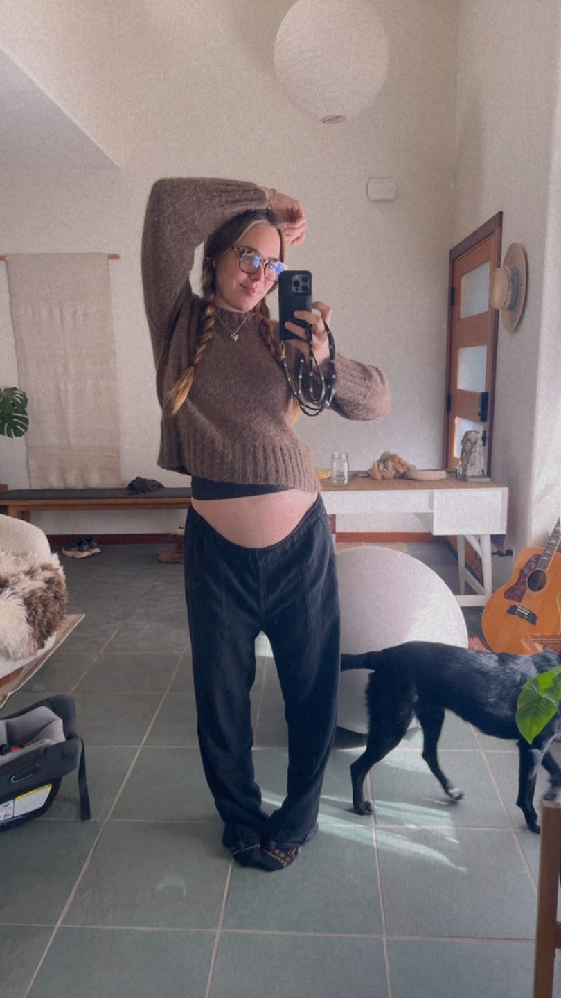 Customer photo review of Alissa Sweater - Baby Alpaca