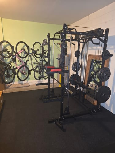 Customer photo review of M3 All-in-One Smith Machine Functional Trainer