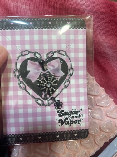 Customer photo review of Dark Heart Bling Spider Web Belly Ring