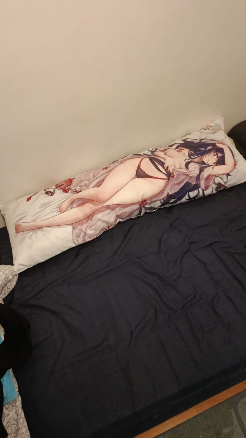 Customer photo review of Custom Body Pillow Cover