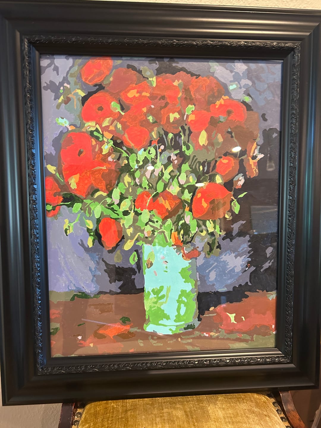Customer photo review of Paint by Numbers - Vincent Van Gogh - Poppies