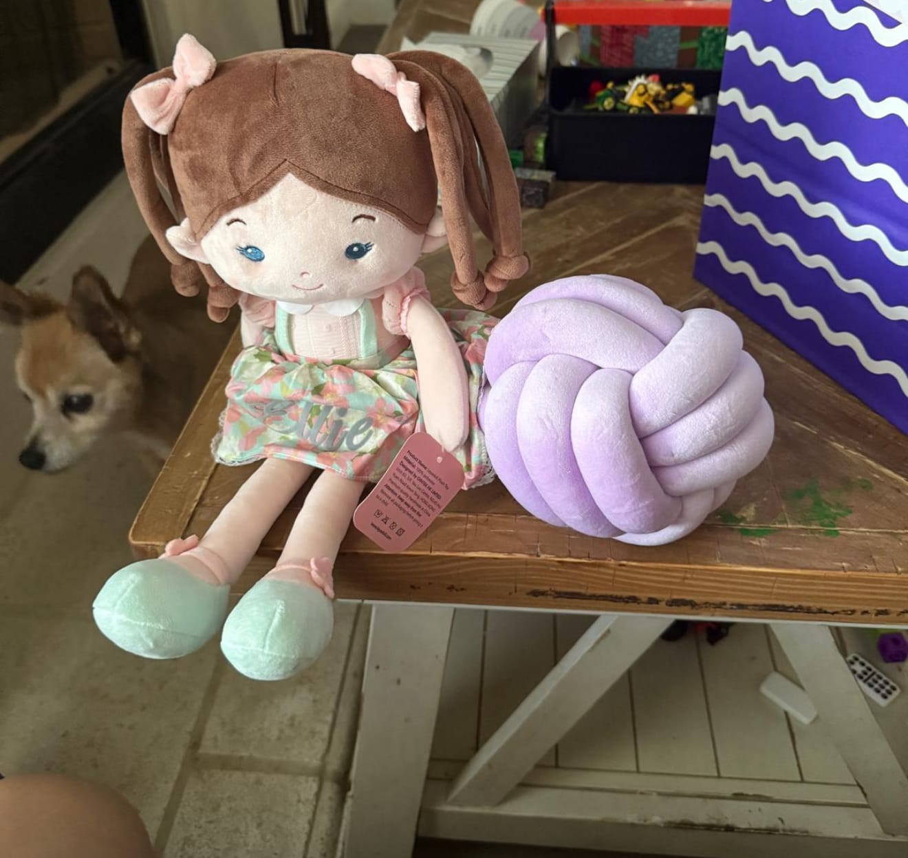 Customer photo review of Baby Montessori Soft Knot Ball