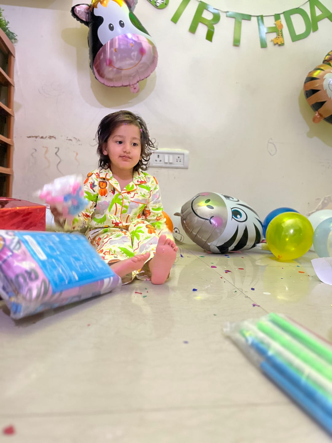 Customer photo review of Safari Animals Night Suit