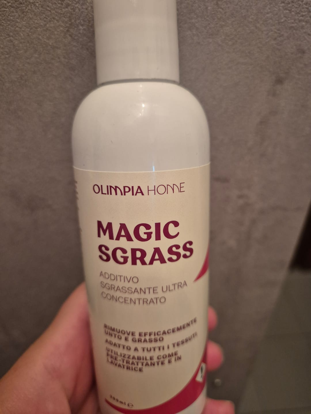 Customer photo review of Magic Sgrass - Additivo Sgrassante Ultraconcentrato Ml.200