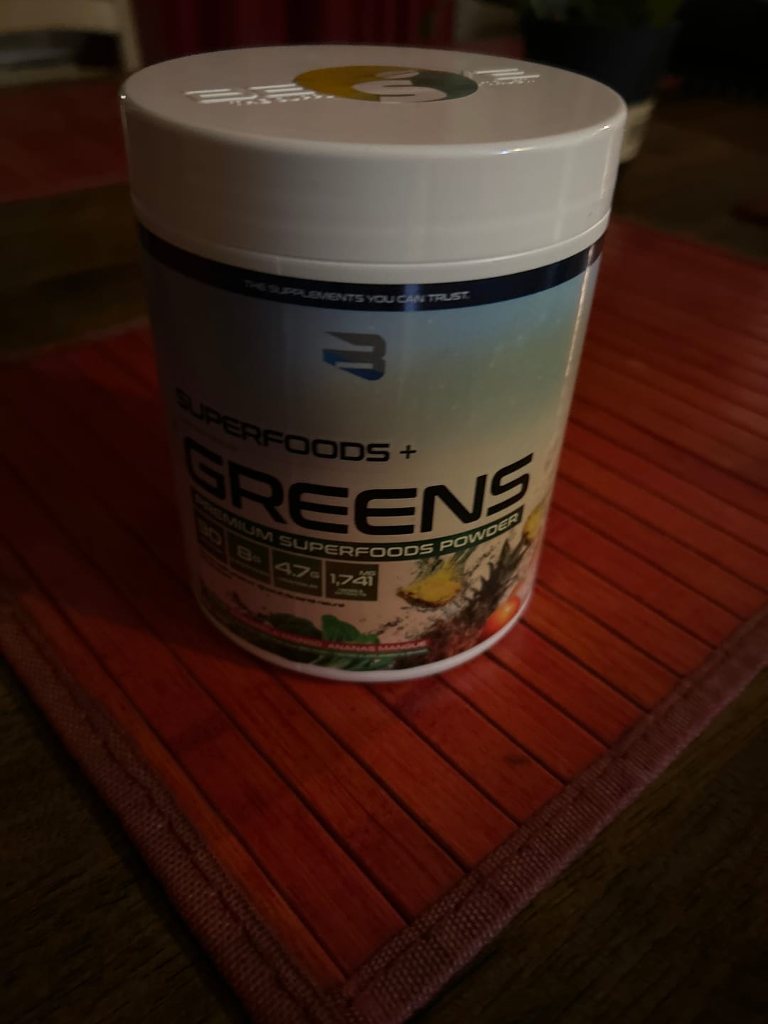 Customer photo review of Believe Supplements - Superfoods + Greens - 300g