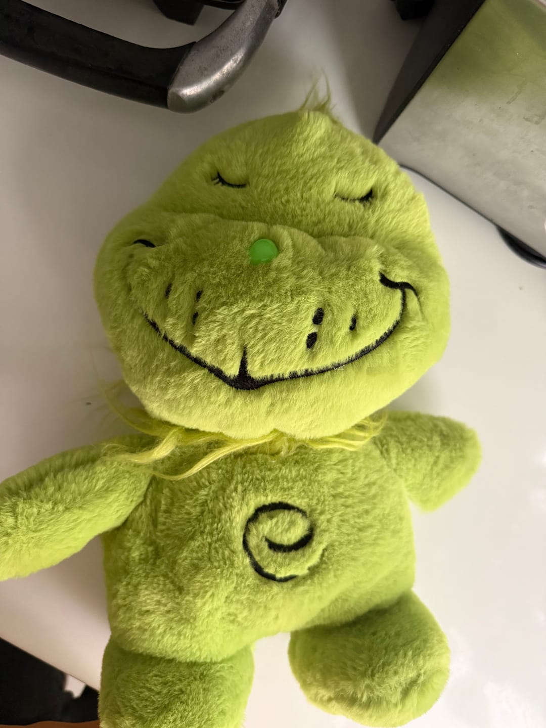 Customer photo review of GrumpyHug™ Soothe & Snuggle Plush