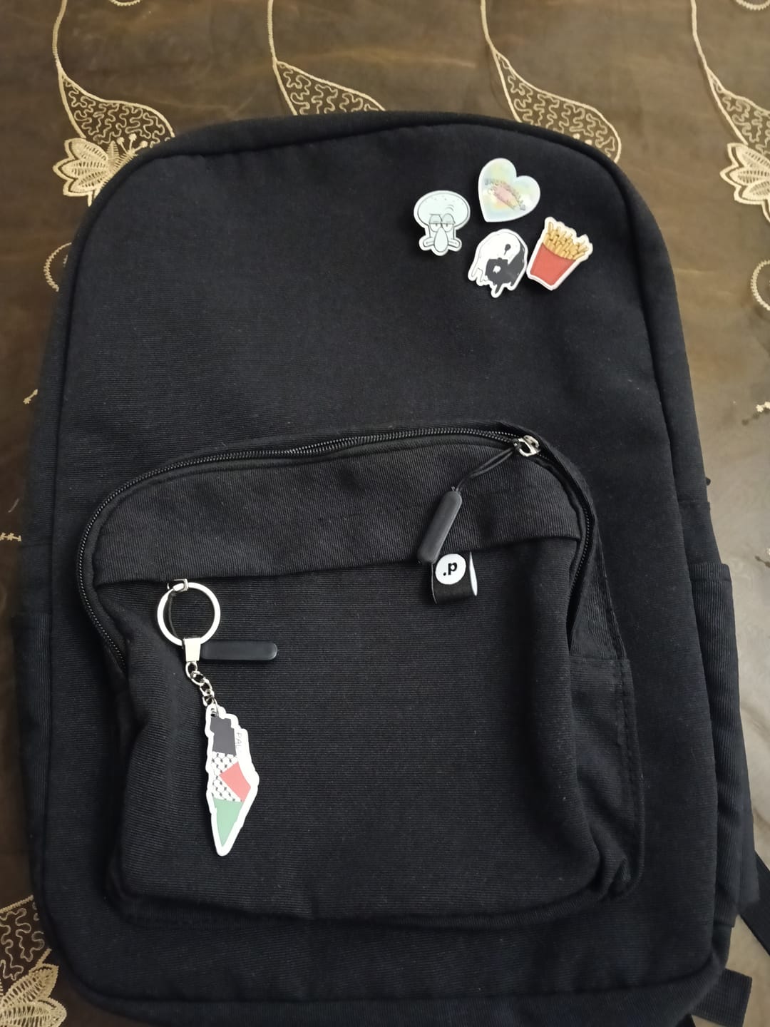 Customer photo review of Black Basic Backpack