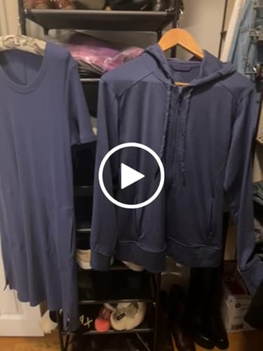 Customer video review of Ryann Hoodie - Ink Blue