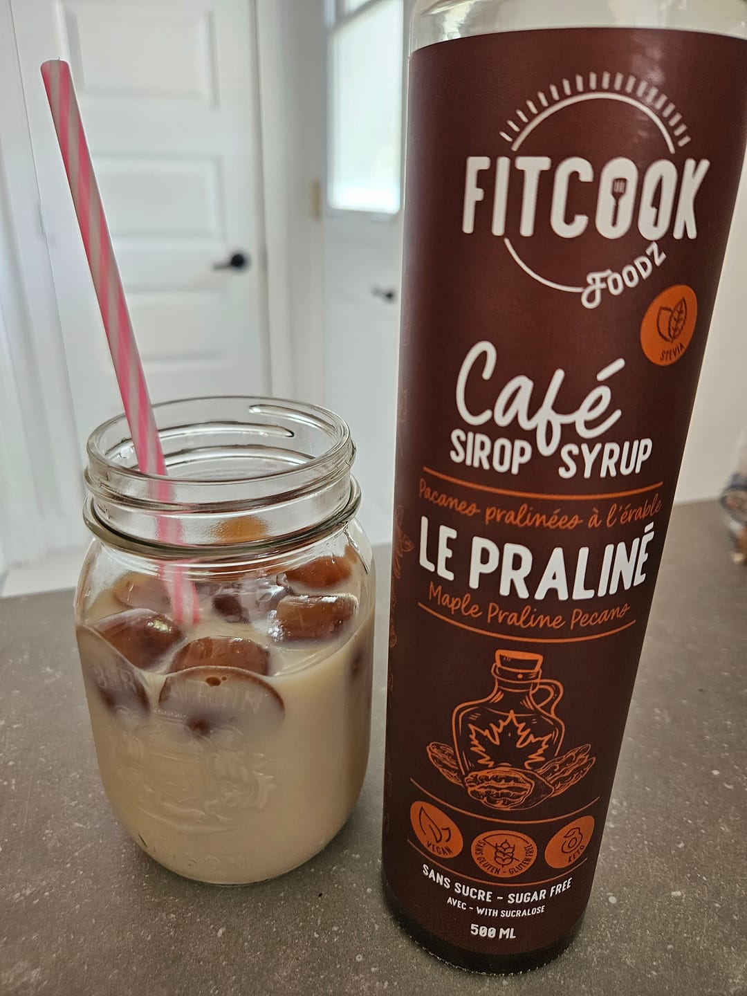 Customer photo review of Fitcook Foodz - Sirop pour Café - 500ml