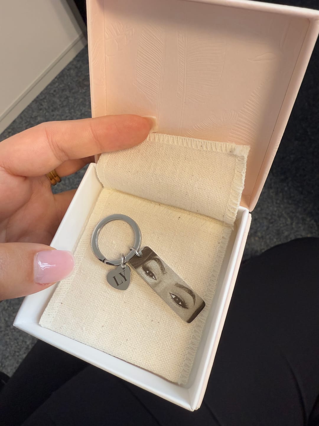 Customer photo review of Herzcharm gravieren