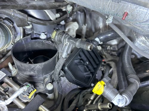 Customer photo review of SPE Motorsport 2011+ 6.7L Powerstroke Recirculating CCV Kit
