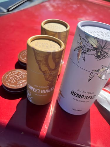 Customer photo review of Sweet Ginger Vapor Rub