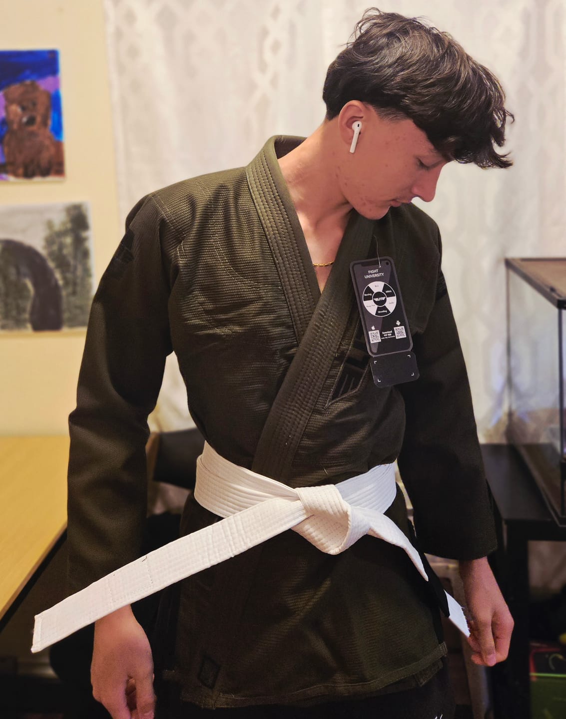 Customer photo review of Core Military Green Brazilian Jiu Jitsu Mens BJJ Gi