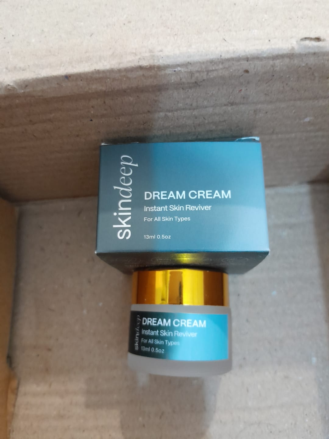 Customer photo review of DREAM CREAM - Instant Skin Reviver