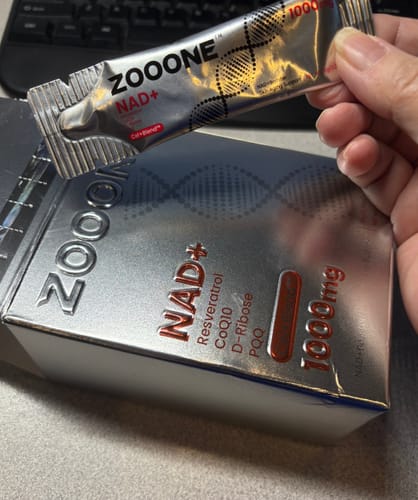 Customer photo review of Zooone NR1000-NAD+ Berry Flavor Drink Mix for Skin Aging Support, Energy, and Focus - 30 Pack