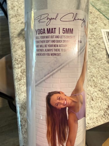 Customer photo review of Royal Change Yoga Mat | 5MM