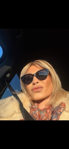 undefined review of CAT EYE SUNGLASSES CH3393 IN BLACK ACETATE BLACK LENSES image 1 out of 1