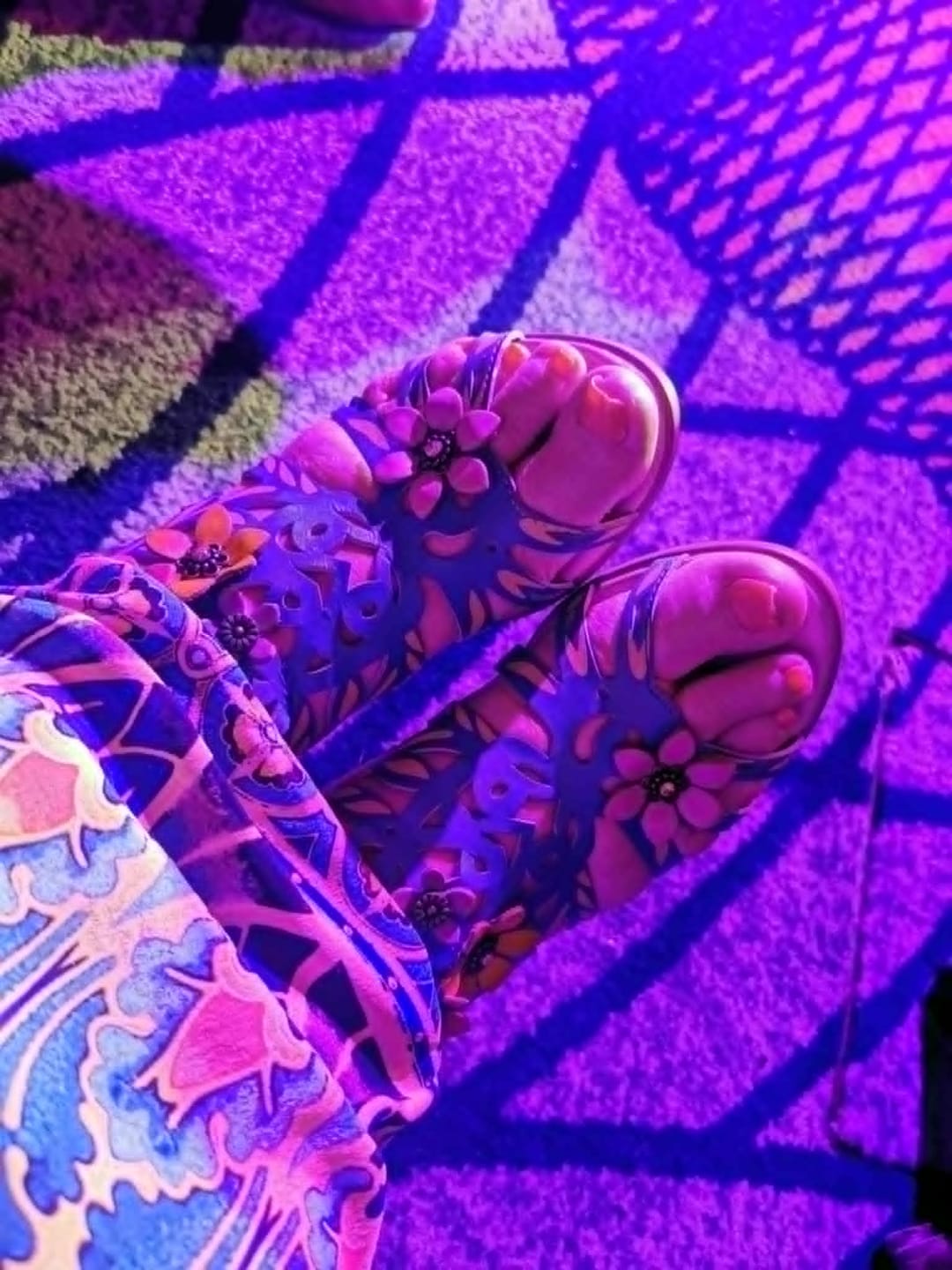 Customer photo review of Blooming Vine Romantic Cutout Sandals
