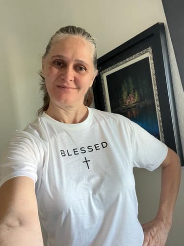 Customer photo review of Blessed Tee