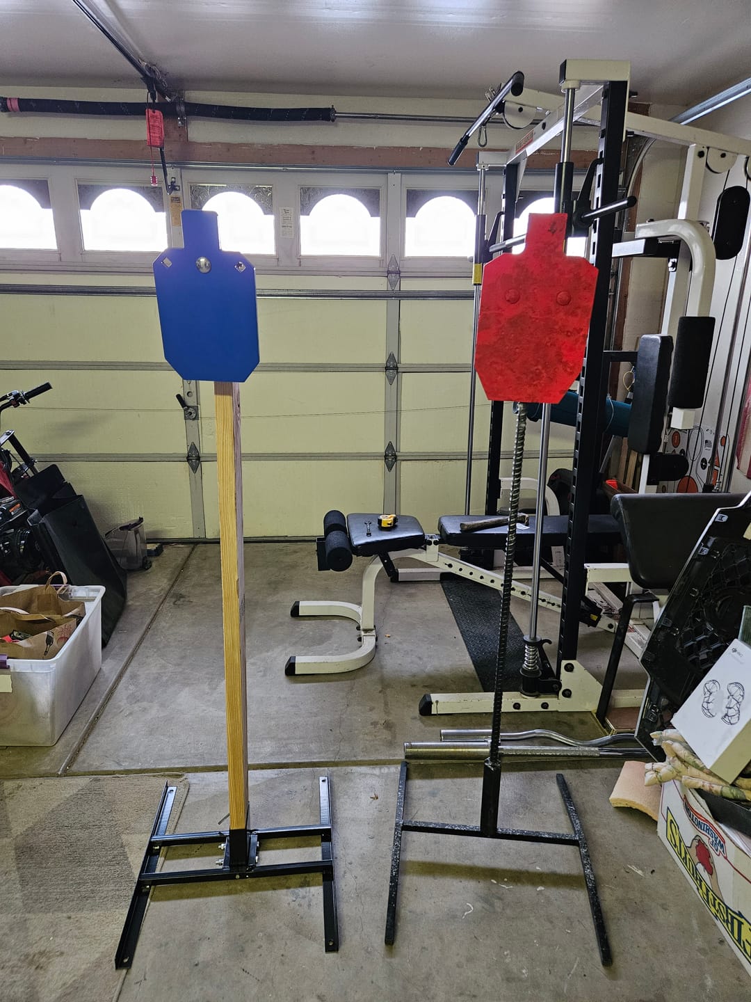 Customer photo review of Double T-Shaped Base Stand + Mounting Kit