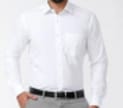 Customer photo review of Good Luck - 100% Cotton Formal White Shirt For Men | Uathayam