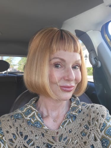 Customer photo review of Adele Light Volume Hair Topper