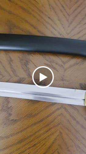 Customer video review of Kyoka Suigetsu Katana Sword of Sosuke Aizen in just $77 (Japanese Steel Available) from Bleach | Bleach Katana