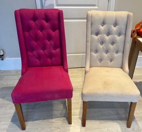 Customer photo review of Fabric Paint -- Raspberry