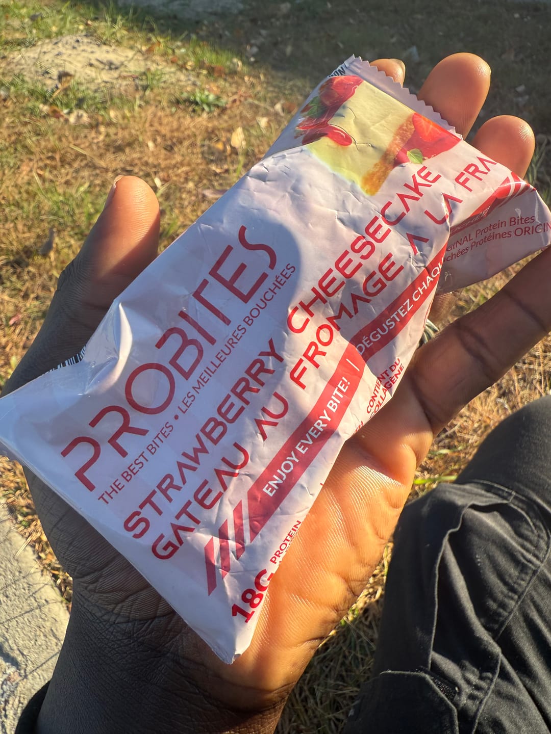 Customer photo review of Probites - Bouchées Protéinées - 100g