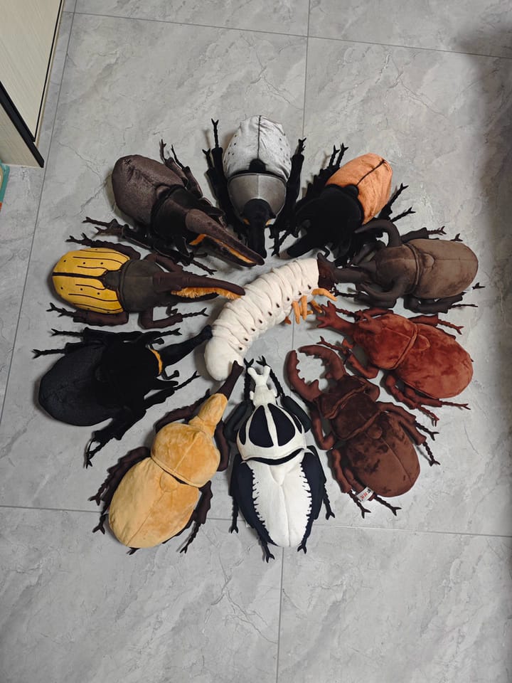 Customer photo review of Realistic White Grub Plush Toy – Lifelike, Soft, and Perfect for Bug Lovers