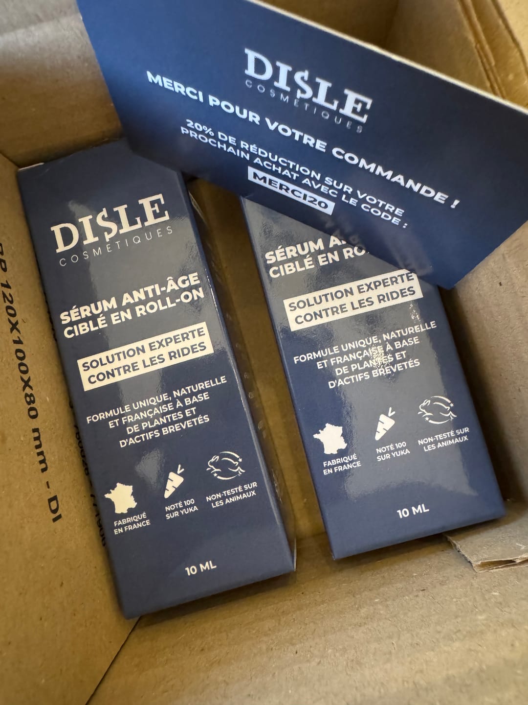Customer photo review of SÉRUM CIBLÉ ANTI-ÂGE - ROLL-ON