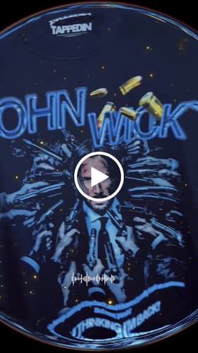 Customer video review of "I'm Back" John Wick T-Shirt | @eatmygat_ COLLAB | LIMITED TO 24 PIECES!!