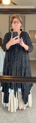Customer photo review of Bella Coat Rayon Wool