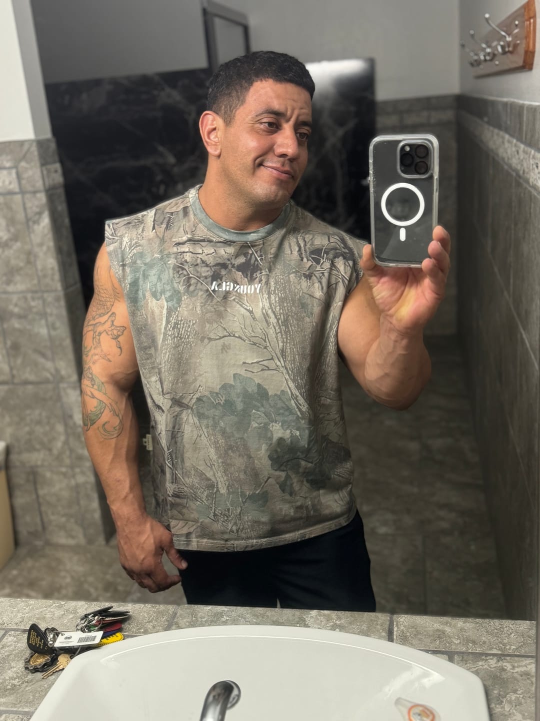 Customer photo review of 3067 - Tree Camo Collection - Cut Offs