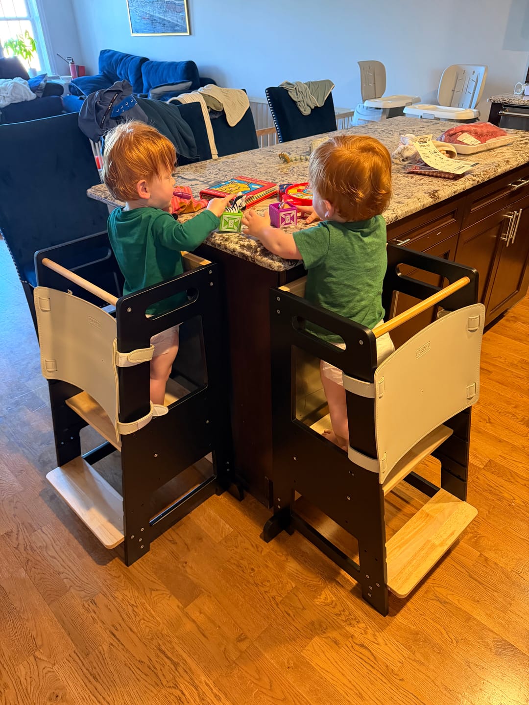 Customer photo review of HARPPA Nordo | Toddler Kitchen Tower