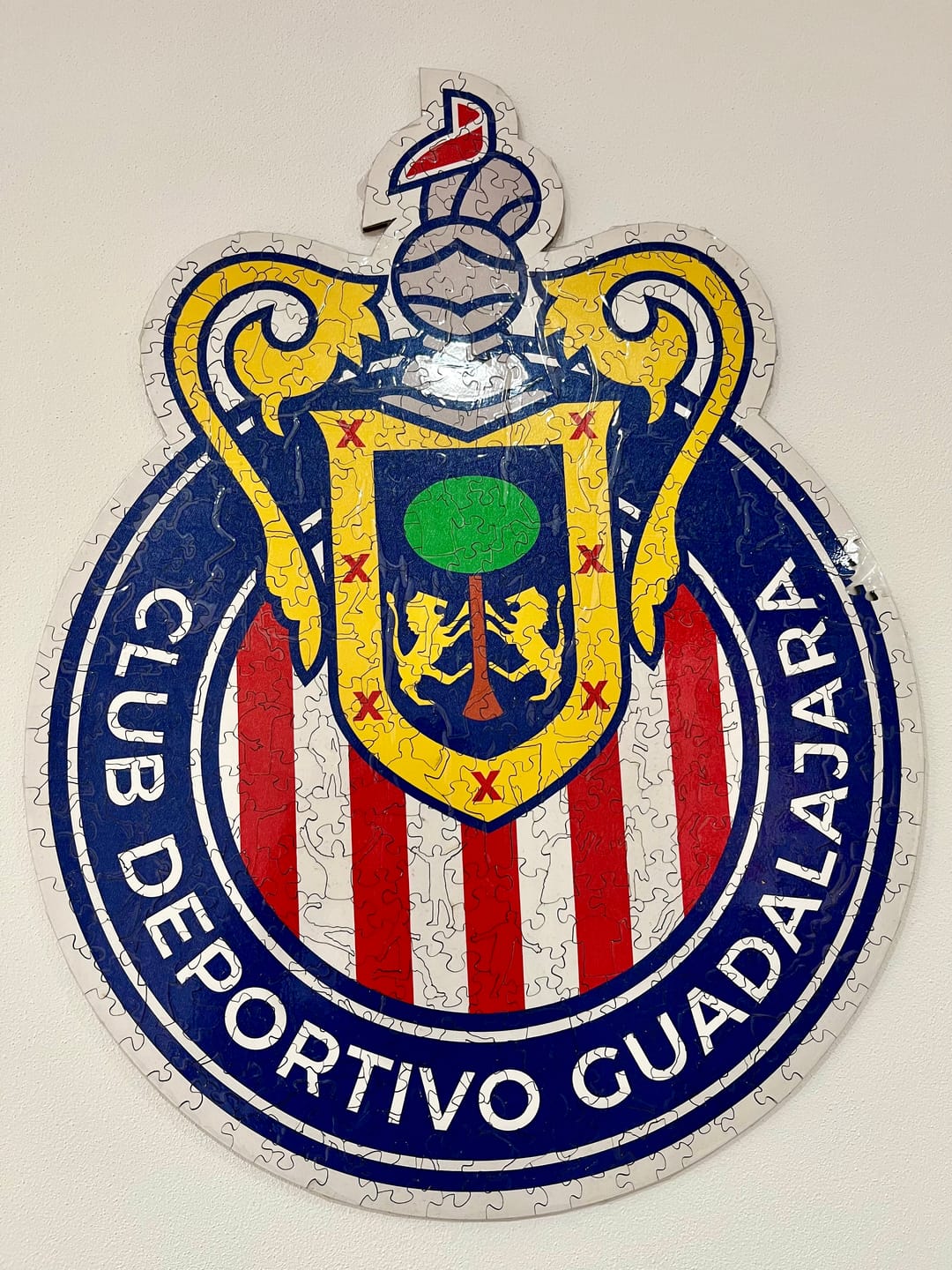 Customer photo review of Chivas Guadalajara® Escudo - Rompecabezas de Madera