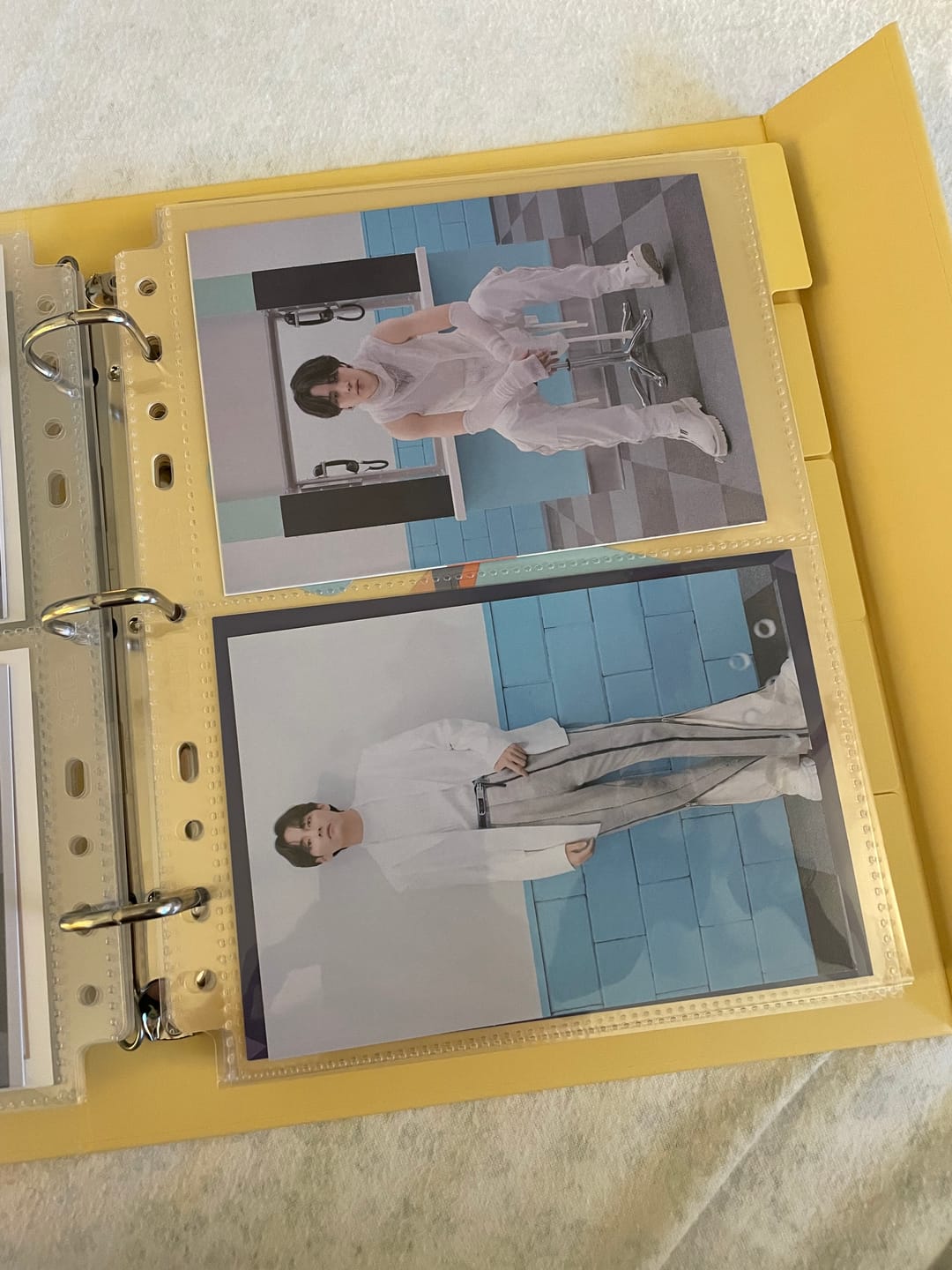 Customer photo review of Custom A5 2-Pocket Pages - Postcard - Clear