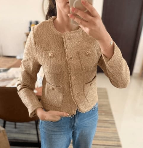 Customer photo review of Selina Vintage Jacket