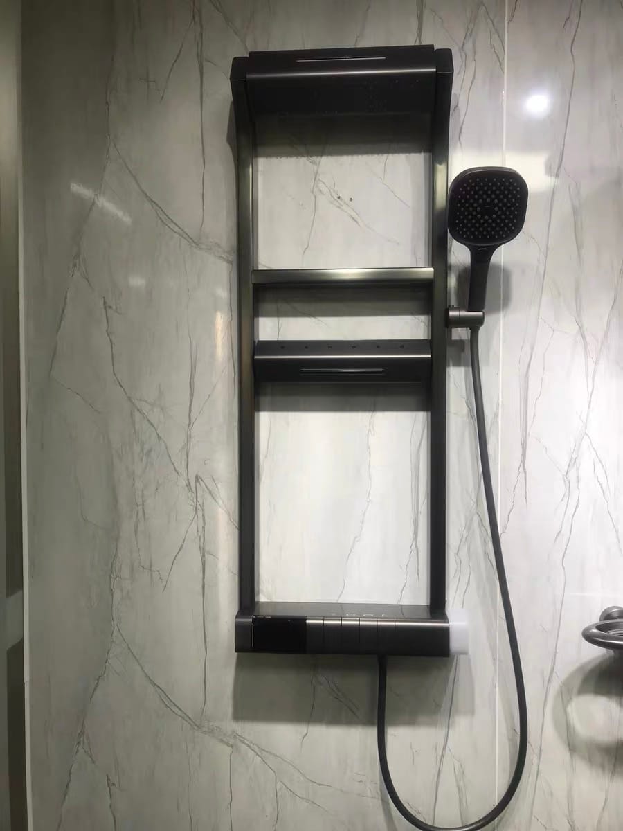 Customer photo review of New Arrival Luxury Bathroom Shower Set – Modern Style Shower System with Premium Features