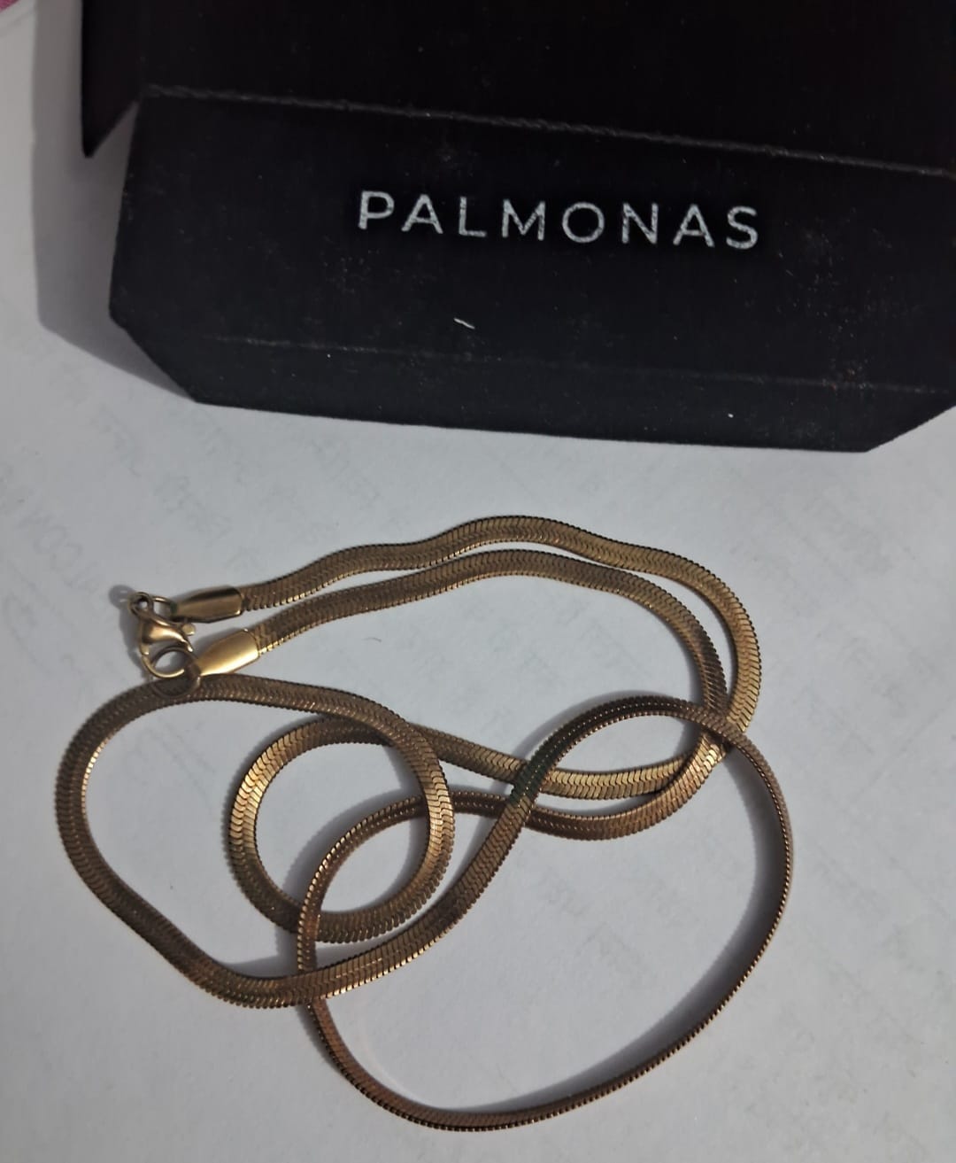 Customer photo review of Double Chain Delight Necklace