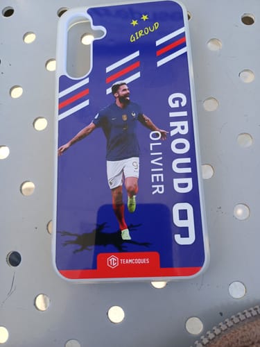 Customer photo review of Coque joueur OLIVIER GIROUD EQUIPE DE FRANCE EDF 2022 - TEAMCOQUES