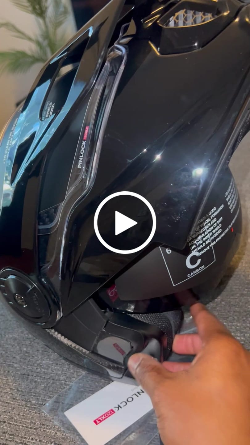 Customer video review of D.O.T. & ECE Daytona C6- Grey Carbon Fiber