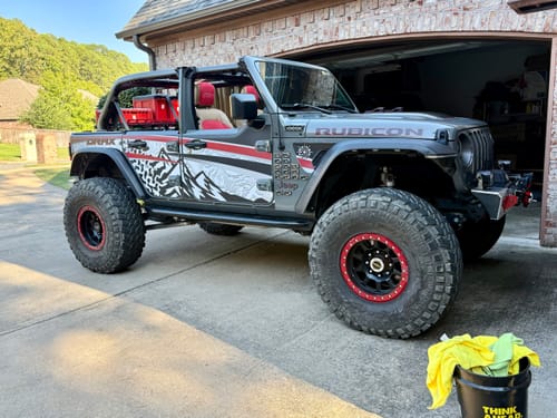 Customer photo review of JLU: Custom MEK Removable Trail Armor
