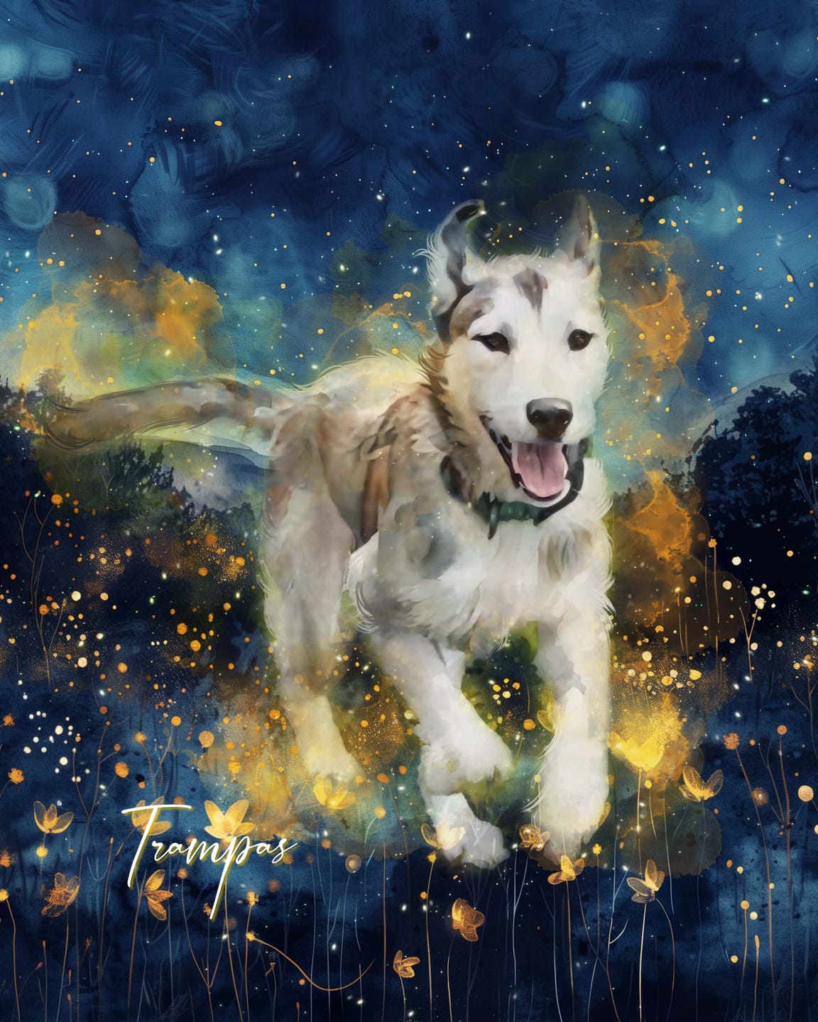 Customer photo review of Pet Art Canvas Print