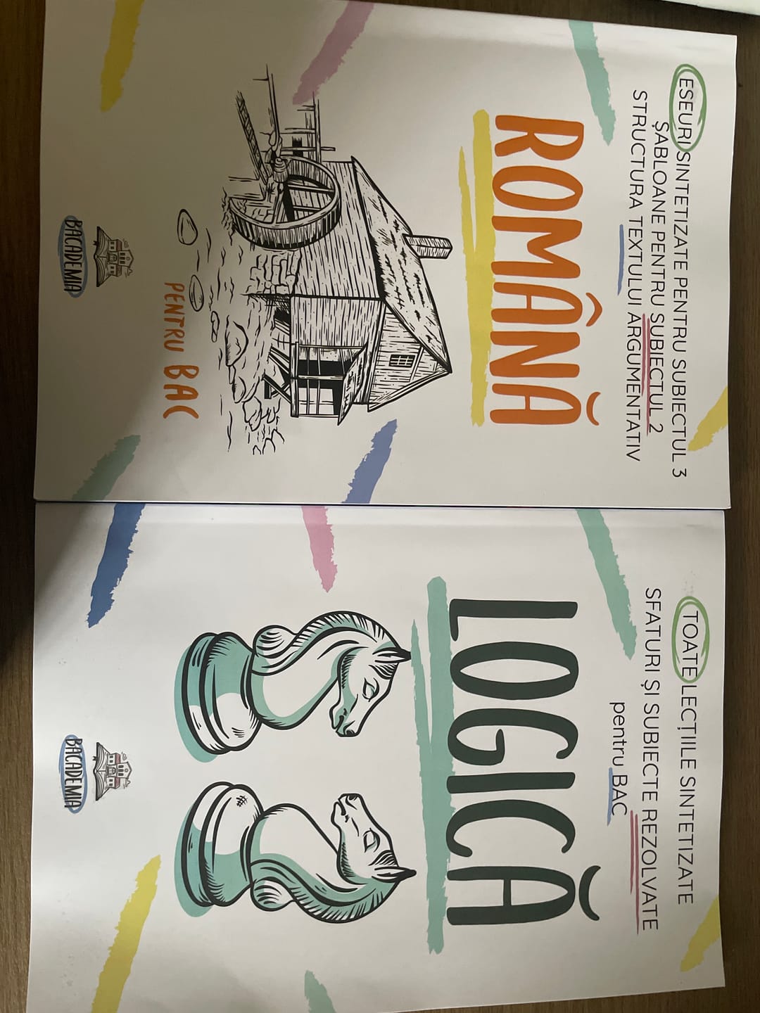 Customer photo review of Pachet Bacalaureat (Română + Logică) Bacademia